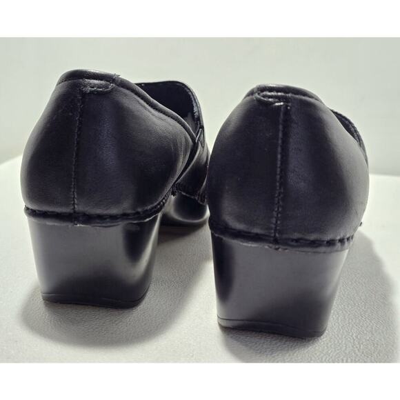 Dansko Tenley Clogs Womens US 6.5- 7 EU 37 Black/Brown Slip On Leather Shoes - Picture 9 of 12